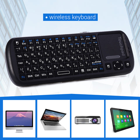 Mini Wireless Keyboard With Touch Pad